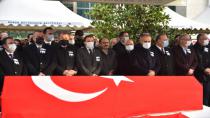 Bursa'da görev şehidi itfaiyecilere hüzünlü veda