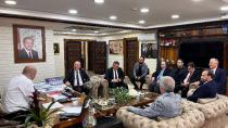 Gazetecilerden Bursa Orhangazi Belediye Başkanı Aydın'a ziyaret