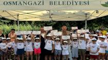 Osmangazi’de genç yüzücüler sertifikalarını aldı