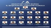 Anahtar Parti Bursa il yürütme kurulu belli oldu!