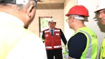 Başkan Erkan Aydın inşaatı devam eden kreşleri ziyaret etti  