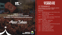 İnegöl Belediyesi’nden 15 Temmuz Programlarına Davet