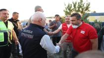 Başkan Bozbey, “Yangının 6 farklı bölgede bir anda başlamış olması düşündürücü”
