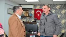 BAŞKAN YILMAZ'DAN KOMŞU ZİYARETİ