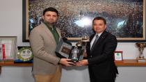 Başkan Erkan Aydın’dan Bursaspor’a Tebrik Ziyareti
