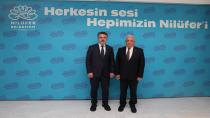 ŞADİ ÖZDEMİR, ŞAHİN BİBA'YI AĞIRLADI Fotoğraf