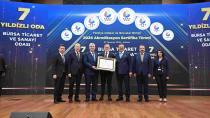 BTSO’nun Hizmet Kalitesine 7 Yıldızlı Tescil